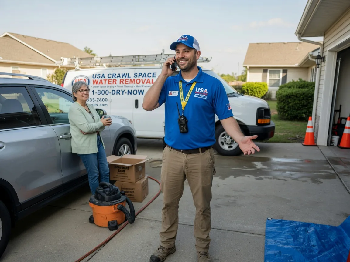 Crawl Space Water Removal Lenapah, OK FAQs